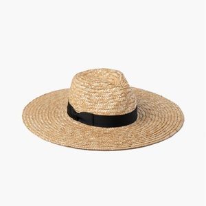 Lack of Color Spencer Straw Fedora Wide Brimmed XL (61cm)